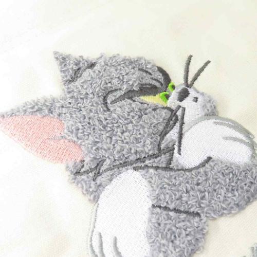 トムとジェリー 巾着袋 サガラ刺繍巾着ポーチ きんちゃくポーチ TM ワーナーブラザース キャラクター グッズ メール便可