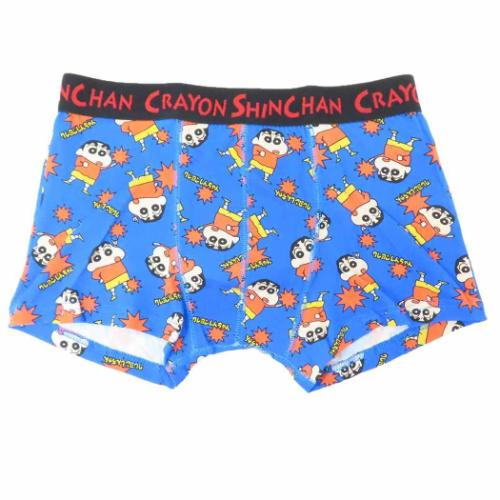 クレヨンしんちゃん 男性用下着 ボクサーブリーフ ギザギザマーク アニメキャラクター グッズ メール便可