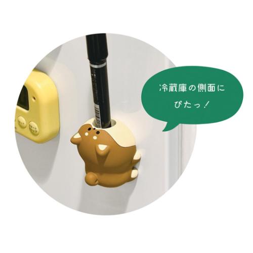 ペン立て マグネットペンスタンド しばいぬ かわいい グッズ