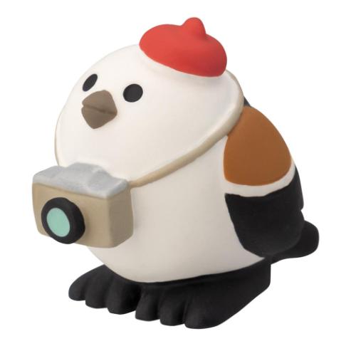 マスコット 旅っこシマエナガ カメラ かわいい グッズ メール便可