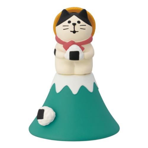 マスコット 富士登山猫 おむすび かわいい グッズ