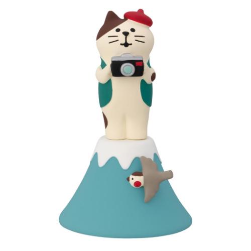 マスコット 富士登山猫 カメラ かわいい グッズ