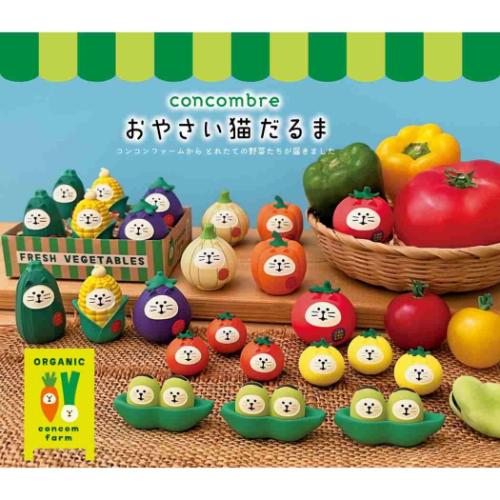 マスコット おやさい猫だるま とうもろこし かわいい グッズ メール便可