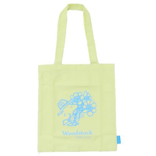 スヌーピー 手提げかばん トートバッグ ウッドストック vacation ピーナッツ キャラクター グッズ メール便可