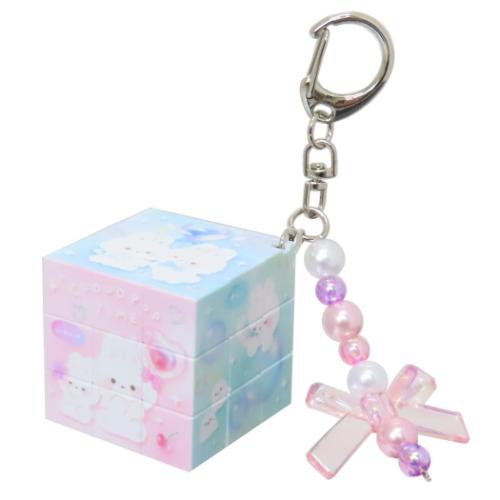 キーリング パズルキューブキーホルダー クラウドポップタイム かわいい グッズ