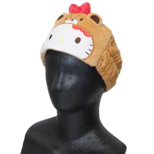 ハローキティ ヘアアクセ フェイスヘアバンド おともだちきぐるみ サンリオ キャラクター グッズ