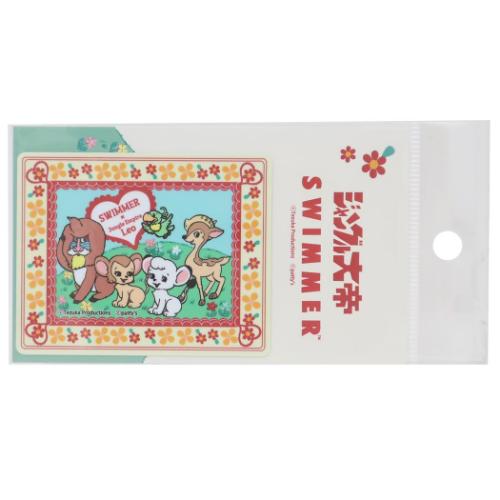 スイマーxジャングル大帝 ダイカットシール ダイカットビニールミニステッカー 05 SWIMMER キャラクター グッズ メール便可