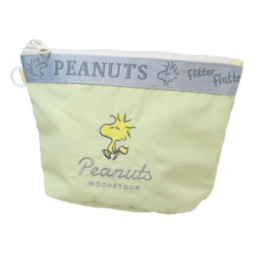 スヌーピー コスメポーチ ラウンドボトムポーチ ウッドストック ピーナッツ キャラクター グッズ メール便可