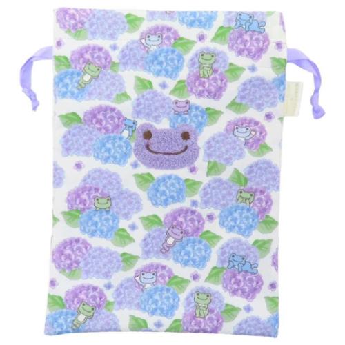 かえるのピクルスxHIBIYA-KADAN 巾着袋 巾着 日比谷花壇フラワー キャラクター グッズ メール便可