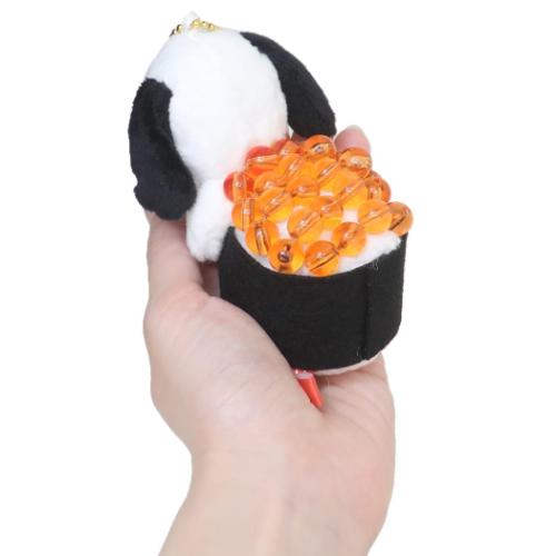 スヌーピー ボールチェーンマスコット 寿司ますこっと いくら軍艦 ピーナッツ キャラクター グッズ