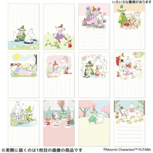 ムーミン POSTCARD 季節のムーミンはがき 1枚入り 春 ピクニック 北欧 キャラクター グッズ メール便可