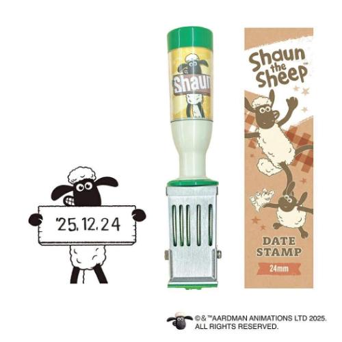 ひつじのショーン 日付スタンプ 日付印 ショーン キャラクター グッズ