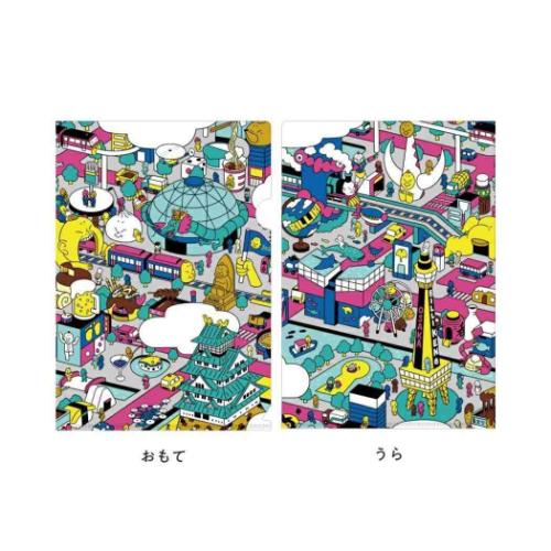 ビリケン BILLIKEN CREATORS OSAKA クリアフォルダー A5 クリアファイル ノダタカヒロ かわいい グッズ メール便可