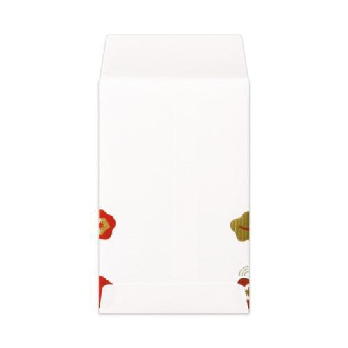 ROKKAKU ポチ袋 箔ぽち袋 縁起物ならべ 2枚入り 千鳥 梅 お年玉 お盆玉 グッズ メール便可