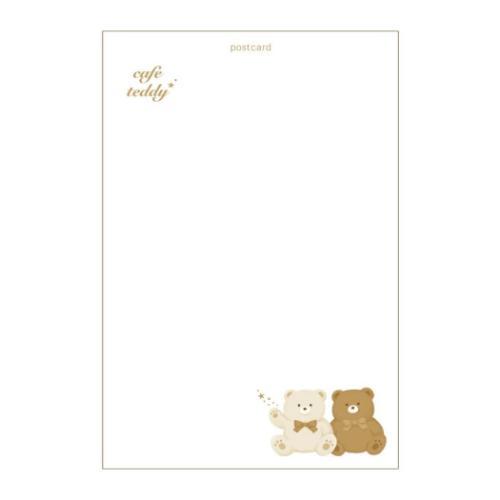ROKKAKU x cafe teddy POSTCARD ポストカード 1枚入り ケーキ メッセージカード グッズ メール便可