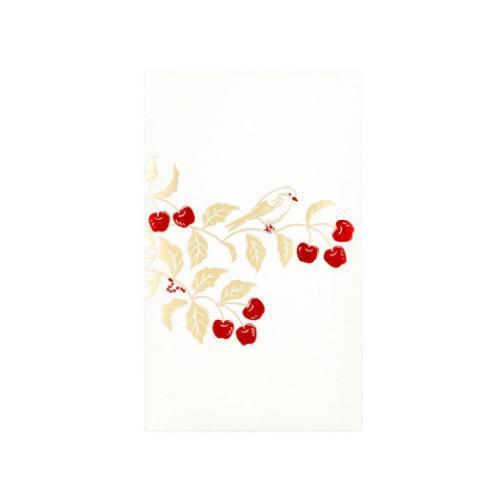 ROKKAKU ポチ袋 箔ぽち袋 花さんぽ 2枚入り さくらんぼ お年玉 お盆玉 グッズ メール便可