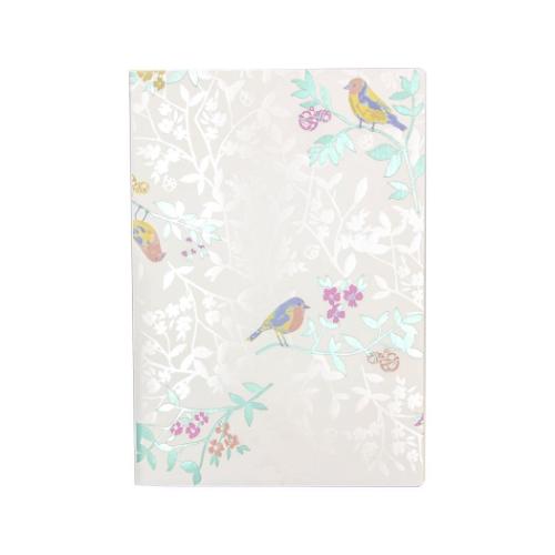 ROKKAKU x misuzu uta みすゞうた A5 ノート A5サイズ無地ノート 私と小鳥と鈴と かわいい グッズ メール便可