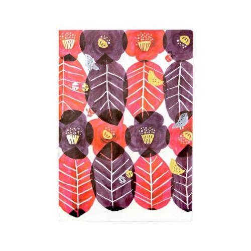 ROKKAKU x misuzu uta みすゞうた A5 ノート A5サイズ無地ノート 郵便局の椿 かわいい グッズ メール便可