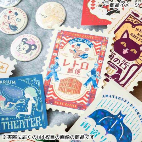 ROKKAKU x オビワン POSTCARD ポストカード 1枚入り 雨宿り書房 メッセージカード グッズ メール便可