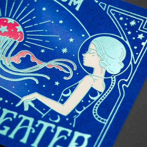 ROKKAKU x オビワン POSTCARD ポストカード 1枚入り Jellyfish Theater メッセージカード グッズ メール便可
