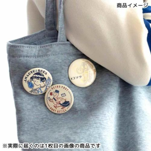 ROKKAKU x オビワン カンバッジ 缶バッジ 雨音ソーダ 缶バッチ グッズ メール便可