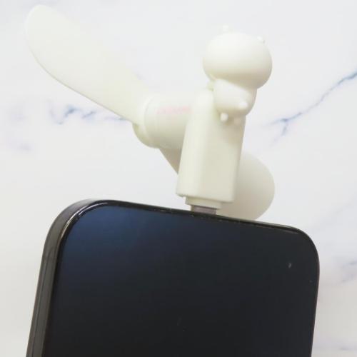 ちいかわ 携帯用扇風機 コネクタ付きミニクールファン Lightning キャラクター グッズ メール便可