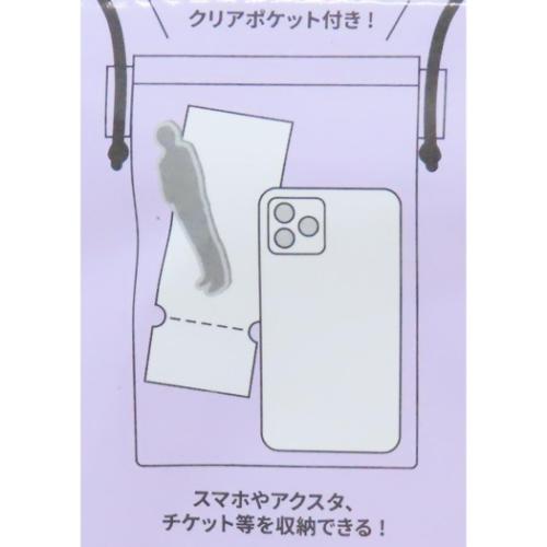 クロミ スマホポーチ IIIIpocket Clear スマートフォンポーチ サンリオ キャラクター グッズ メール便可