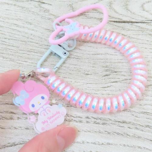 マイメロディ スマホアクセ マルチコイルストラップ サンリオ キャラクター グッズ メール便可