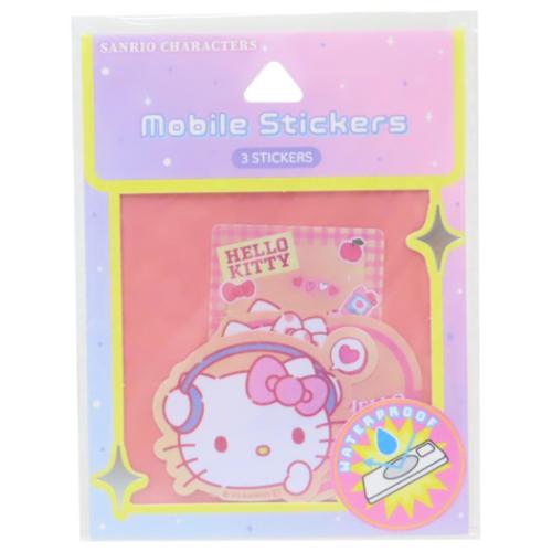 ハローキティ ダイカットシール モバイルステッカー サンリオ キャラクター グッズ メール便可