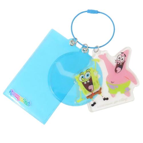 スポンジボブ カードケース チェキ収納&バッジホルダー BL キャラクター グッズ メール便可