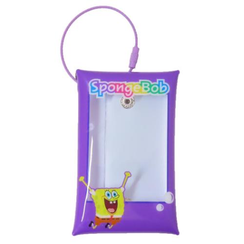 スポンジボブ カードケース チェキ収納ホルダー PU キャラクター グッズ メール便可