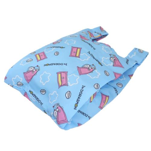 アイムドラえもん ショッピングバッグ ポーチ付きエコバッグ どこでもドア サンリオ アニメキャラクター グッズ