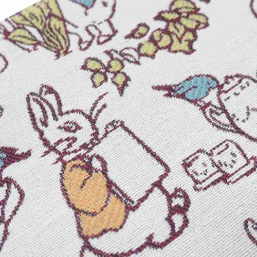 ピーターラビット ランチトート ジャガード織りミニバッグ ドローイングガーデン 絵本キャラクター グッズ