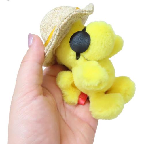 スヌーピー マスコット ミニぬいぐるみボールチェーン ウッドストック 麦わら帽子 ピーナッツ キャラクター グッズ