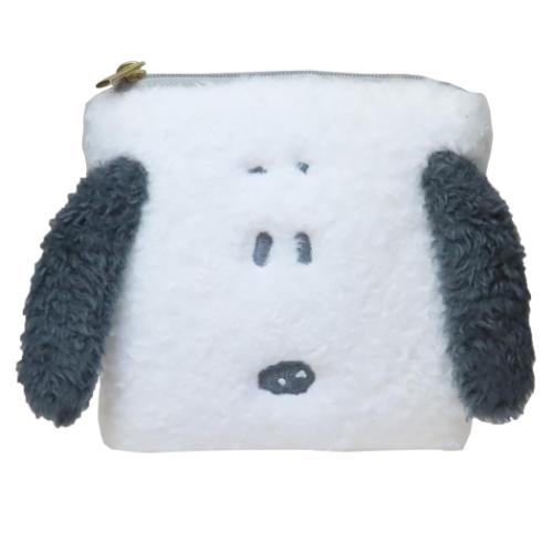 スヌーピー コスメポーチ ふわふわファスナーケース スヌーピー ピーナッツ キャラクター グッズ メール便可