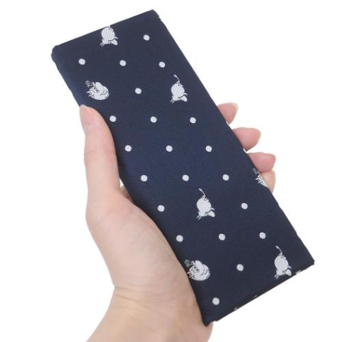 ムーミン 眼鏡ケース ジャガード折りたたみメガネケース クロス付き 北欧 キャラクター グッズ メール便可