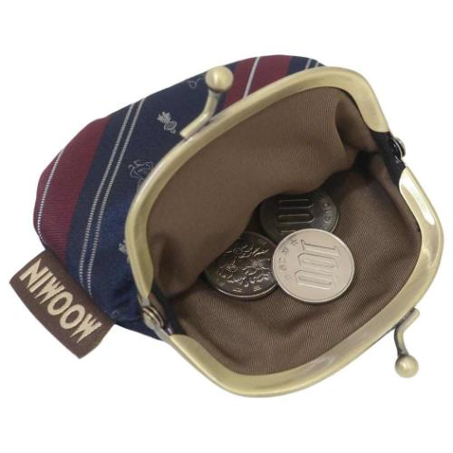 ムーミン 小銭入れ ジャガードがま口財布 スナフキン＆リトルミイ 北欧 キャラクター グッズ メール便可