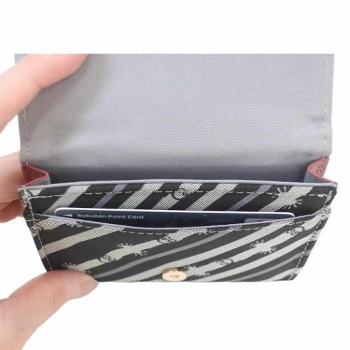 ムーミン カードポーチ ジャガードカードケース ニョロニョロ 北欧 キャラクター グッズ メール便可