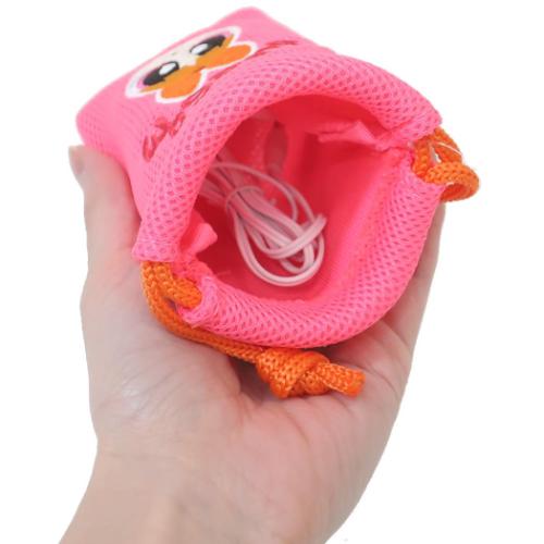 パワーパフガールズ 巾着袋 ふんわりminiメッシュ巾着 ブロッサム キャラクター グッズ メール便可