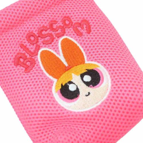 パワーパフガールズ 巾着袋 ふんわりminiメッシュ巾着 ブロッサム キャラクター グッズ メール便可