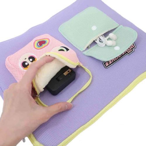 パワーパフガールズ ガジェットケース ふんわりメッシュPCケース キャラクター グッズ