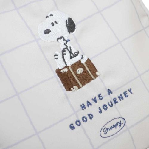 スヌーピー コスメポーチ スクエアコスメポーチ journey ピーナッツ キャラクター グッズ