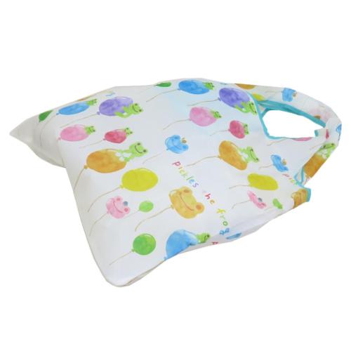 かえるのピクルス ショッピングバッグ エコバッグ カラフルバルーン キャラクター グッズ メール便可