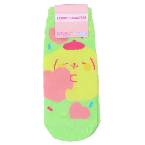 ポムポムプリン 女性用靴下 レディースソックス ぷにきゅきゅ サンリオ キャラクター グッズ メール便可