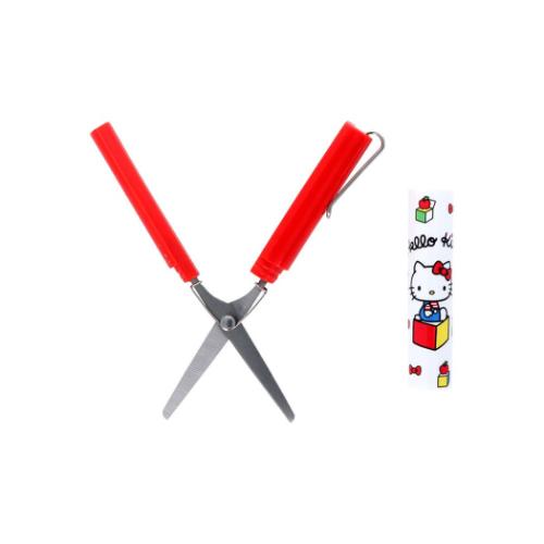 ハローキティ コンパクトシザー スティッキールはさみ サンリオ キャラクター グッズ メール便可
