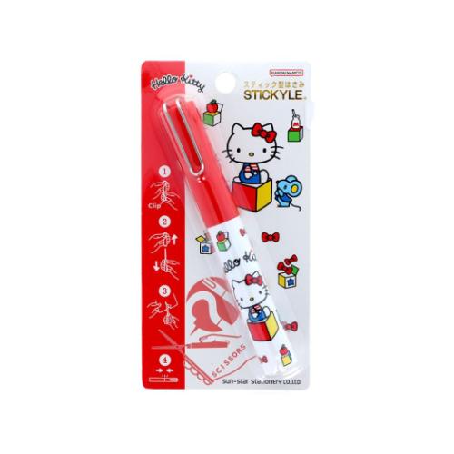ハローキティ コンパクトシザー スティッキールはさみ サンリオ キャラクター グッズ メール便可