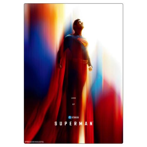 SUPERMAN スーパーマン インテリアパネル A4クリアアートボード A DCコミック 映画キャラクター グッズ メール便可