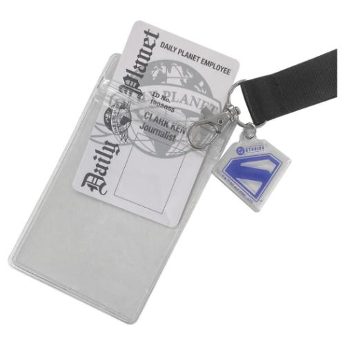 SUPERMAN スーパーマン ネックホルダー カード付きネックストラップ DCコミック 映画キャラクター グッズ メール便可