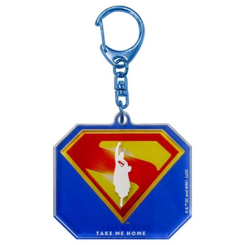 SUPERMAN スーパーマン キーリング アクリルキーホルダー DCコミック 映画キャラクター グッズ メール便可