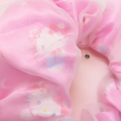 ハローキティ ヘアアクセ リボンレイヤードシュシュ バレエコア サンリオ キャラクター グッズ メール便可